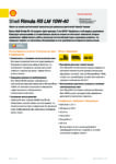 Техническое описание (TDS) Shell Rimula R5 LM 10W-40 Техническое описание (TDS) Shell Rimula R5 LM 10W-40