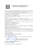 Декларация соответствия Газпромнефть G-Energy Grease L Moly EP 2 (по 04.02.2021г.)