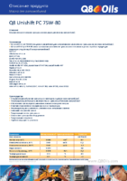 Техническое описание (TDS) Q8 Unishift PC 75W-80
