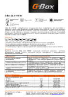 Техническое описание (TDS) Газпромнефть G-Box GL-5 75W-90