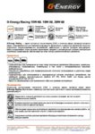 Техническое описание (TDS) Газпромнефть G-Energy Racing 10W-60, 15W-50, 20W-60 Техническое описание (TDS) Газпромнефть G-Energy Racing 10W-60, 15W-50, 20W-60