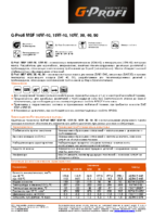 Техническое описание (TDS) Газпромнефть G-Profi MSF 10W-40, 15W-40, 10W, 30, 40, 50