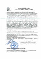 Декларация соответствия Mobil Delvac 1 Gear Oil 75W-140 (по 06.09.2019г.)