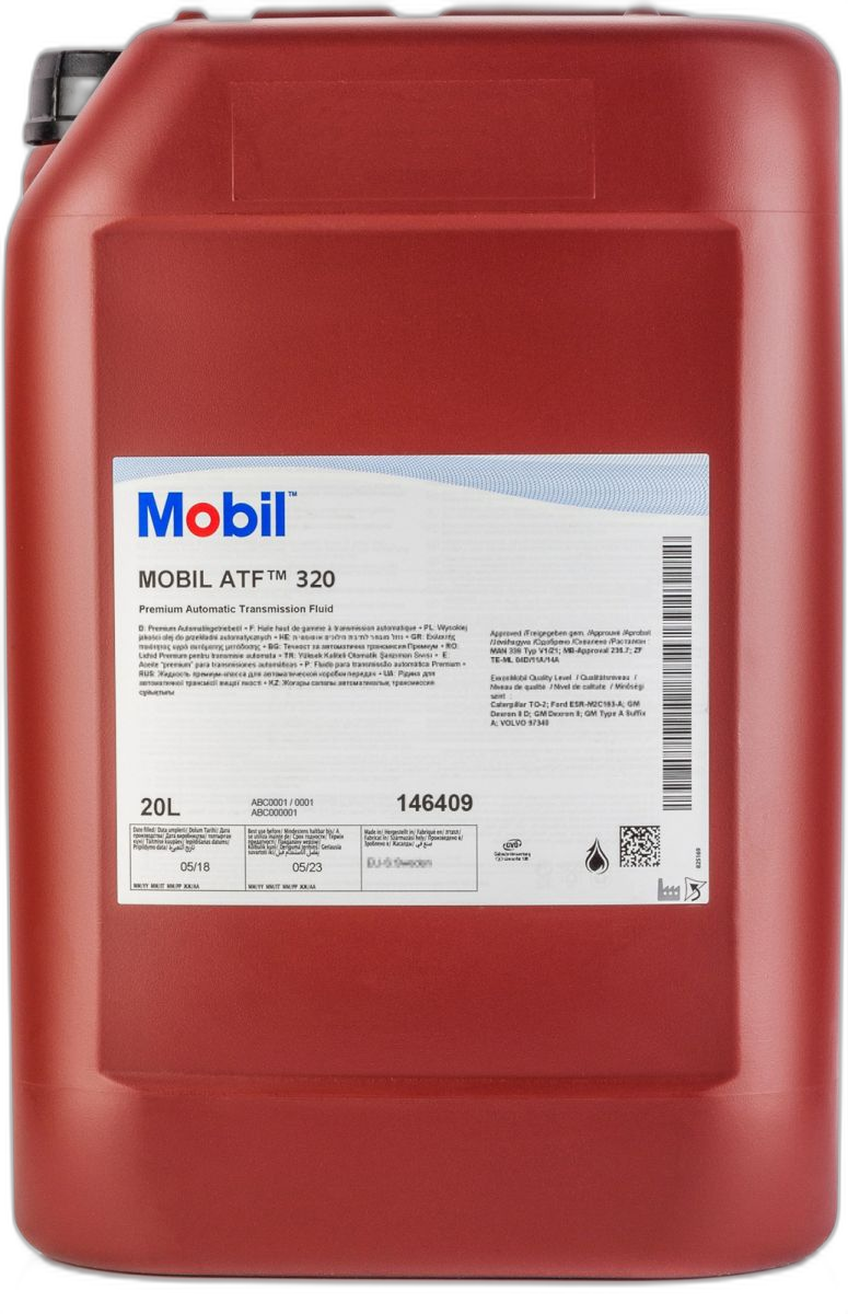 Масло трансмиссионное Mobil ATF 320 (20 л.)