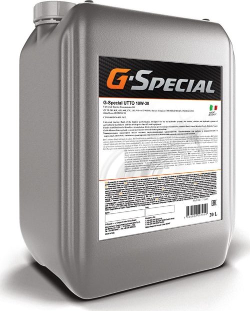Масло трансмиссионно-гидравлическое Gazpromneft G-Special UTTO Premium 10/30 API GL-4 (20 л.)