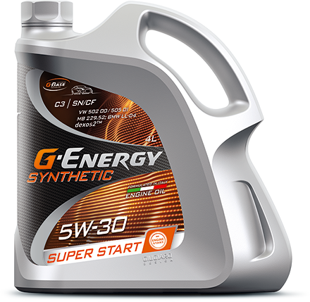 Масло моторное Gazpromneft G-Energy Synthetic Super Start 5/30 API SN/CF ACEA C3 (0,84 кг, 1 л.)