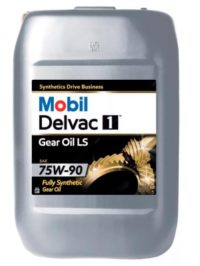 Масло трансмиссионное Mobil Delvac 1 Gear Oil LS 75/90 API GL-5 (20 л.)