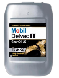 Масло трансмиссионное Mobil Delvac 1 Gear Oil LS 75/90 API GL-5 (20 л.)