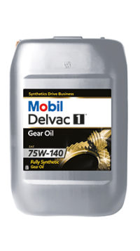 Масло трансмиссионное Mobil Delvac 1 Gear Oil 75/140 API GL-5 (20 л.)