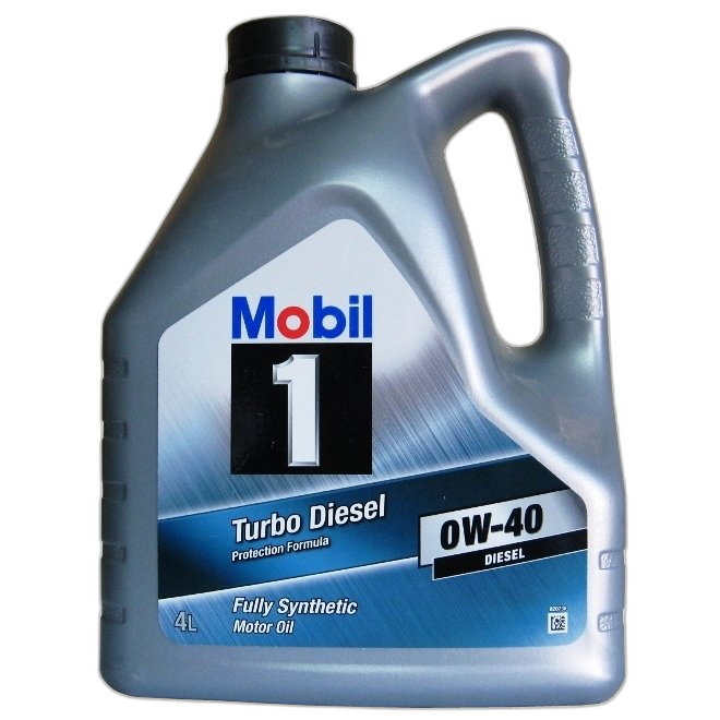 Масло моторное Mobil 1 Turbo Diesel 0/40 API CF (4 л.)