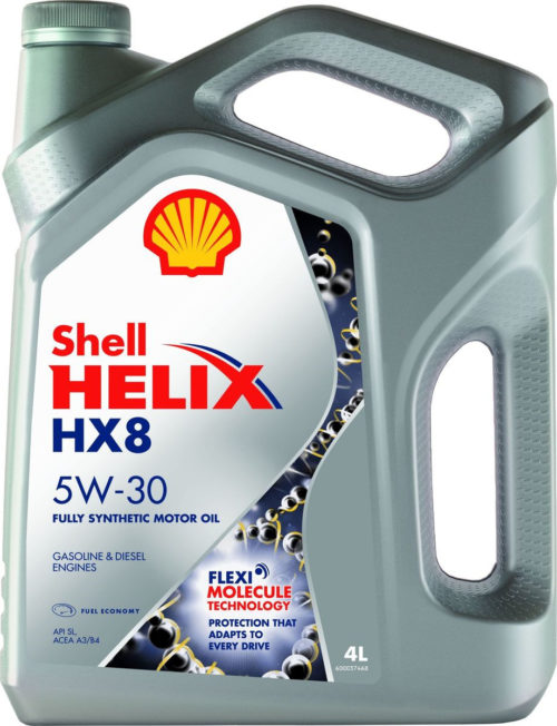 Масло моторное Shell Helix HX8 Synthetic 5/30 API SL/CF (4 л.)
