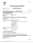 Паспорт безопасности TOTAL Quartz 9000 5W-40