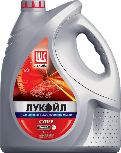 Масло моторное Лукойл СУПЕР 5/40 API SG/CD (5 л.)