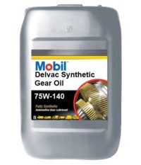 Масло трансмиссионное Mobil Delvac Synthetic Gear Oil 75/140 API GL-5 (20 л.)