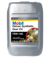 Масло трансмиссионное Mobil Delvac Synthetic Gear Oil 75/140 API GL-5 (20 л.)