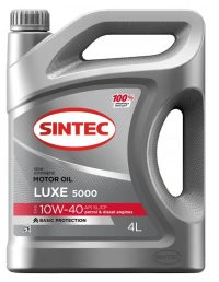 Масло моторное Sintoil/Sintec Luxe 5000 10/40 API SL/CF (4 л.)