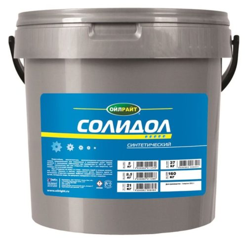 Смазка водостойкая консистентная Oill Right Солидол синтетический (21 кг.)