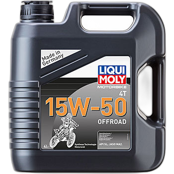 Масло моторное Liqui Moly Motorbike 4T Offroad 15/50 API SN Plus (4 л.)