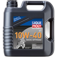 Масло моторное Liqui Moly Motorbike 4T Basic Offroad 10/40 API SN Plus (4 л.)