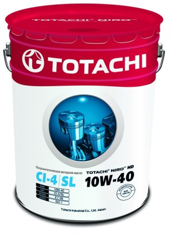 TOTACHI NIRO HD Semi-Synthetic 10/40 API CI-4/SL 19 л