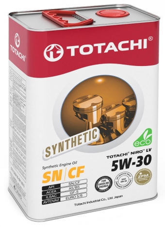 Масло моторное TOTACHI NIRO LV Synthetic 5/30 API SN/CF (4 л.)