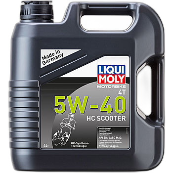 Масло моторное Liqui Moly Motorbike 4T HC Scooter 5/40 API SN Plus (4 л.)