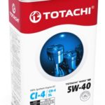Масло моторное TOTACHI NIRO HD Synthetic 5/40 API CI-4/CH-4/SL (4 л.)
