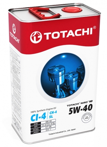 Масло моторное TOTACHI NIRO HD Synthetic 5/40 API CI-4/CH-4/SL (4 л.)