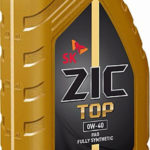 Масло моторное ZIC TOP 0/40 API SN ACEA A3/B4 (1 л.)