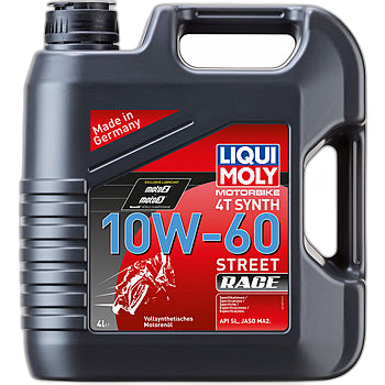 Масло моторное Liqui Moly Motorbike 4T Synth Street Race 10/60 API SN Plus (4 л.)