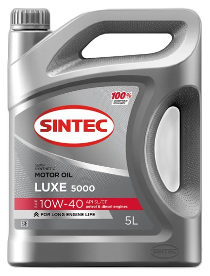 Масло моторное Sintoil/Sintec Luxe 5000 10/40 API SL/CF — изображение 2