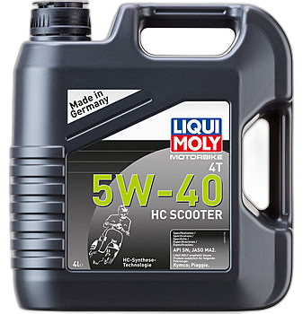 Масло моторное Liqui Moly Motorbike 4T HC Scooter 5/40 API SN Plus — изображение 2