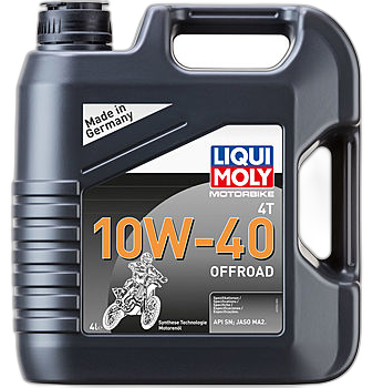 Масло моторное Liqui Moly Motorbike 4T Offroad 10/40 API SN Plus — изображение 2