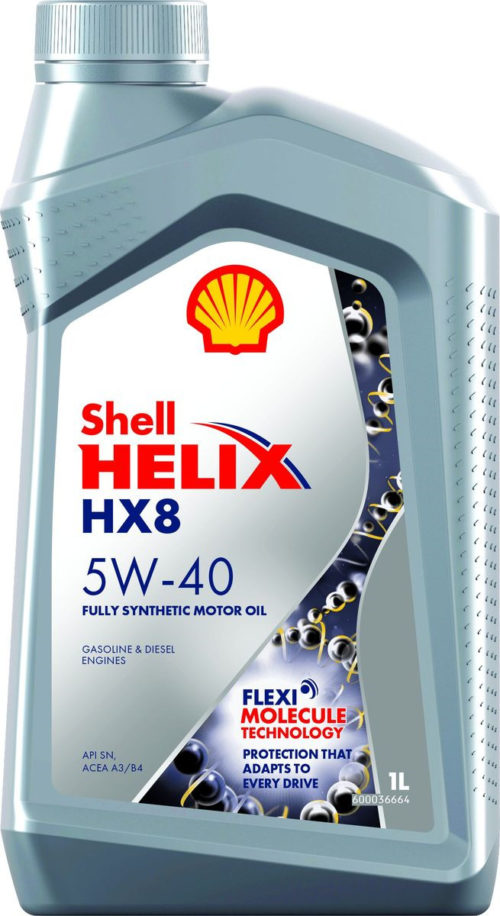 Масло моторное Shell Helix HX8 Synthetic 5/40 API SN/CF (1 л.)