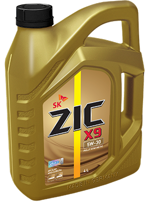 Масло моторное ZIC X9 5/30 API SL/CF (4 л.)