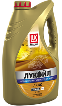 Масло моторное Лукойл ЛЮКС полусинтетическое 5/40 API SL/CF (4 л.)