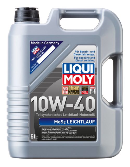 Масло моторное Liqui Moly MoS2 LeichtLauf 10/40 API SL/CF (5 л.)