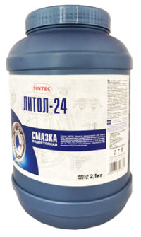 Смазка антифрикционная водостойкая Sintec Литол-24 (0,8 кг.)