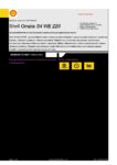 Техническое описание (TDS) Shell Omala S4 WE 220 Техническое описание (TDS) Shell Omala S4 WE 220