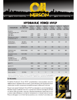Техническое описание (TDS) Nerson Hydraulic Force HVLP 15, 22, 32, 46, 68, 100