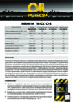 Техническое описание (TDS) Nerson Premium Truck API CI-4 10W-30, 10W-40, 15W-40