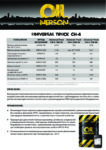 Техническое описание (TDS) Nerson Universal Truck CH-4 10W-30, 10W-40, 15W-40 Техническое описание (TDS) Nerson Universal Truck CH-4 10W-30, 10W-40, 15W-40