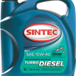 Масло моторное Sintoil/Sintec Turbo Diesel 10/40 API CF-4/CF/SJ (5 л.)