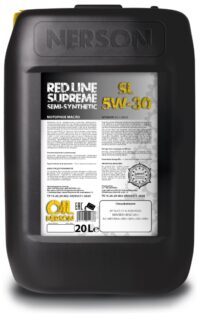 Масло моторное Nerson Red Line Supreme Semi-Synthetic 5/30 API SL/CF (20 л.)