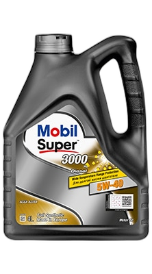 Масло моторное Mobil Super 3000 x1 Diesel 5/40 API CF (4 л.)