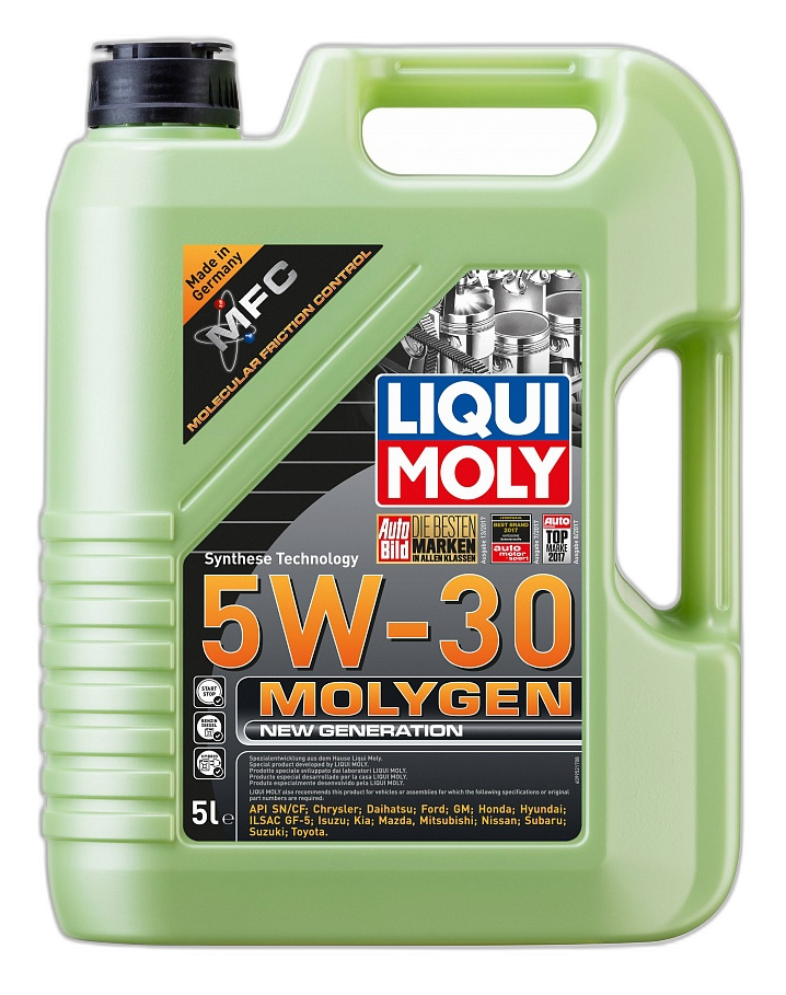 Масло моторное Liqui Moly Molygen New Generation 5/30 API SN/CF (5 л.)