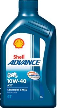 Масло моторное Shell Advance 4T AX7 10/40 API SL (1 л.)