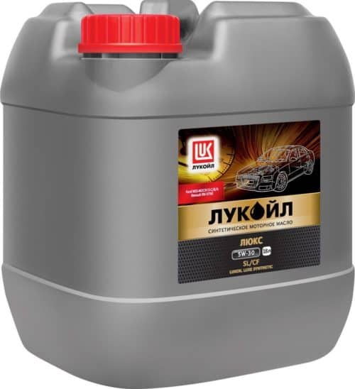 Масло моторное Лукойл ЛЮКС синтетическое 5/30 API SL/CF (20 л.)