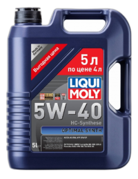 Масло моторное Liqui Moly Optimal Synth 5/40 API SN/CF (5 л.)