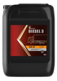 Масло моторное Роснефть Diesel 3 10/40 API CI-4/SL (20 л.)